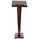 Leggio a colonna in legno 130 cm h massima s1