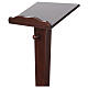 Leggio a colonna in legno 130 cm h massima s2