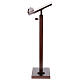 Leggio a colonna in legno 130 cm h massima s6