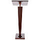 Leggio a colonna in legno 130 cm h massima s8