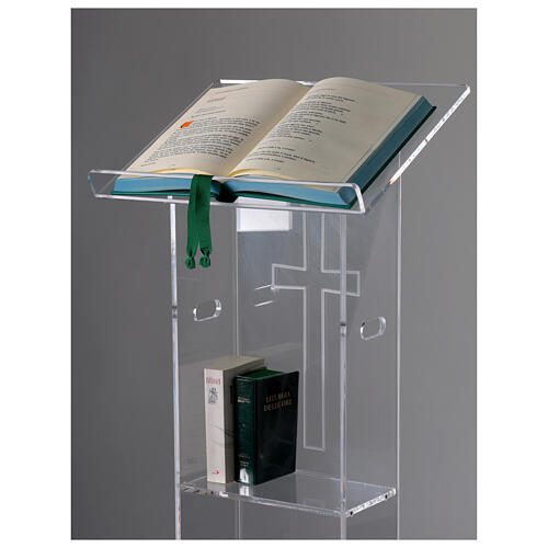 Atril plexiglás 130 cm espesor 1 cm 4