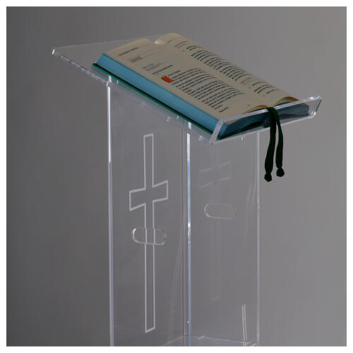 Atril plexiglás 130 cm espesor 1 cm 6