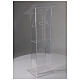 Atril plexiglás 130 cm espesor 1 cm s7