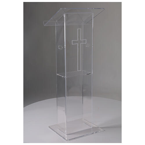 Pupitre plexiglas 130 cm épaisseur 1 cm 7