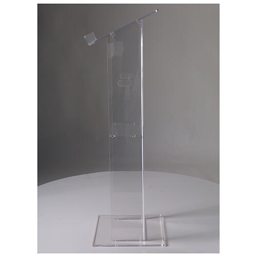 Leggio plexiglass 130 cm spessore 1 cm 10