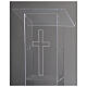 Leggio plexiglass 130 cm spessore 1 cm s3