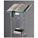 Leggio plexiglass 130 cm spessore 1 cm s8