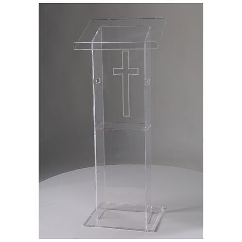 Lectern 130 cm plexiglass 1 cm thickness 5