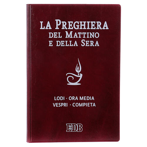 Preghiera del mattino e della sera paperback edition 20x13 cm 1