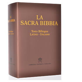 "La Sacra Bibbia" (La Santa Biblia) texto bilingüe Latín Italiano