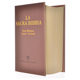 "La Sacra Bibbia" (La Santa Biblia) texto bilingüe Latín Italiano