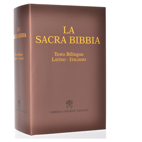 "La Sacra Bibbia" (La Santa Biblia) texto bilingüe Latín Italiano 1