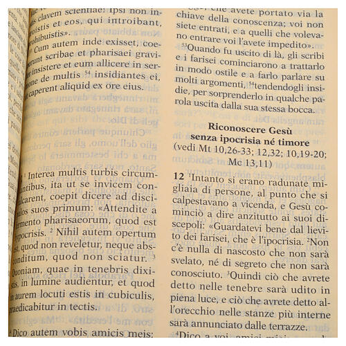 "La Sacra Bibbia" (La Santa Biblia) texto bilingüe Latín Italiano 3