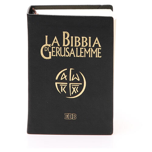 Bibel von Jerusalem aus Leder, dunkelbraune Taschenausgabe 2