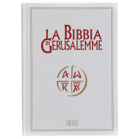 Bibel von Jerusalem fűr die Familie mit großen Buchstaben, in ITALIENISCHER Sprache