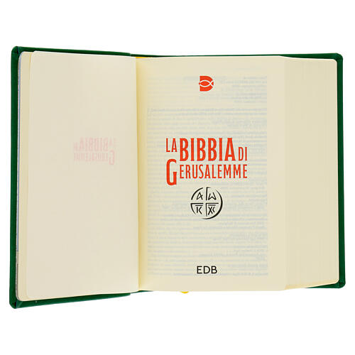 La Bibbia di Gerusalemme – mittlere Ausgabe, Kunstleder, EDB (italienische Ausgabe) 2