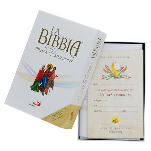 La Bibbia di Prima Comunione mit Pergament – Edizioni San Paolo (italienische Ausgabe) 1