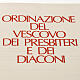 "Ordinazione del Vescovo, dei Presbiteri, dei Diaconi" (Ordenación del Obispo, de los Presbíteros y de los Diáconos) s2