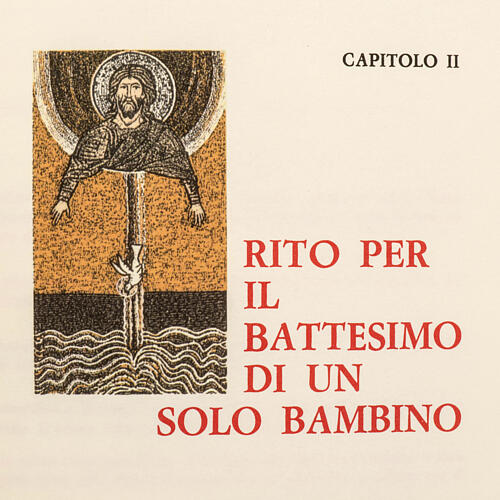 "Rito del battesimo dei bambini" (Rito del Bautismo de los niños) 2