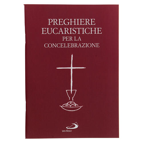 "Preghiere Eucaristiche per la Concelebrazione" (Oraciones Eucarísticas para la Concelebración) III EDICIÓN de bolsillo 1