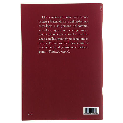 "Preghiere Eucaristiche per la Concelebrazione" (Oraciones Eucarísticas para la Concelebración) III EDICIÓN de bolsillo 2