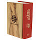 Porta Bibbia legno ulivo mani Betlemme fatto a mano 21 cm s7