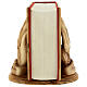 Olive Wood Bible Holder with Hands, Handmade Bethlehem 21 cm s8