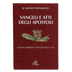 Évangile et Actes des Apôtres,rouge ITALIEN