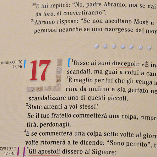 Evangiles avec images en couleur pour ambon ITALIEN 7