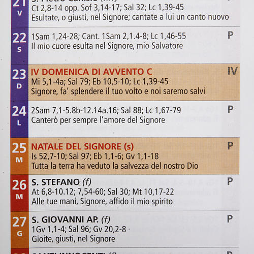 Calendario 2013 Liturgia della Parola 3