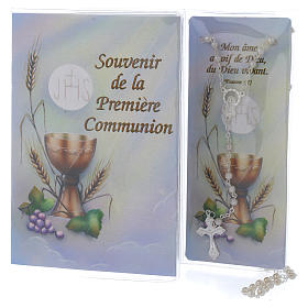 Book Holy Communion in FRENCH with white rosary