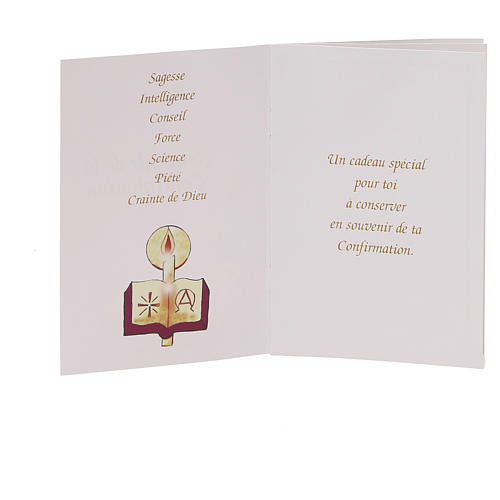 STOCK Book Confirmation in FRENCH with light blue rosary 2