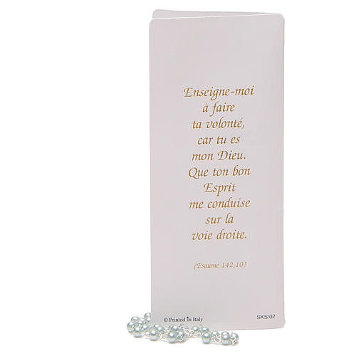 STOCK Book Confirmation in FRENCH with light blue rosary 5
