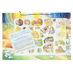Calendriers et Livres religieux: Calendrier Avent Crèche avec stickers