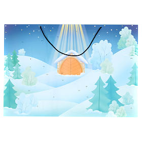 Calendari e altri libri religiosi: Calendario dell'Avvento paesaggio innevato Calendari e altri libri religiosi: Calendario dell'Avvento paesaggio innevato