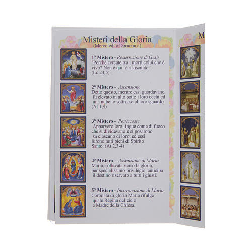 The Holy Rosary booklet in Italian 4