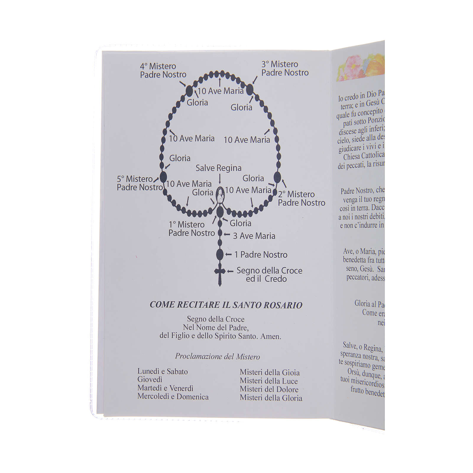 The Holy Rosary Booklet In Italian Online Sales On Holyart Com