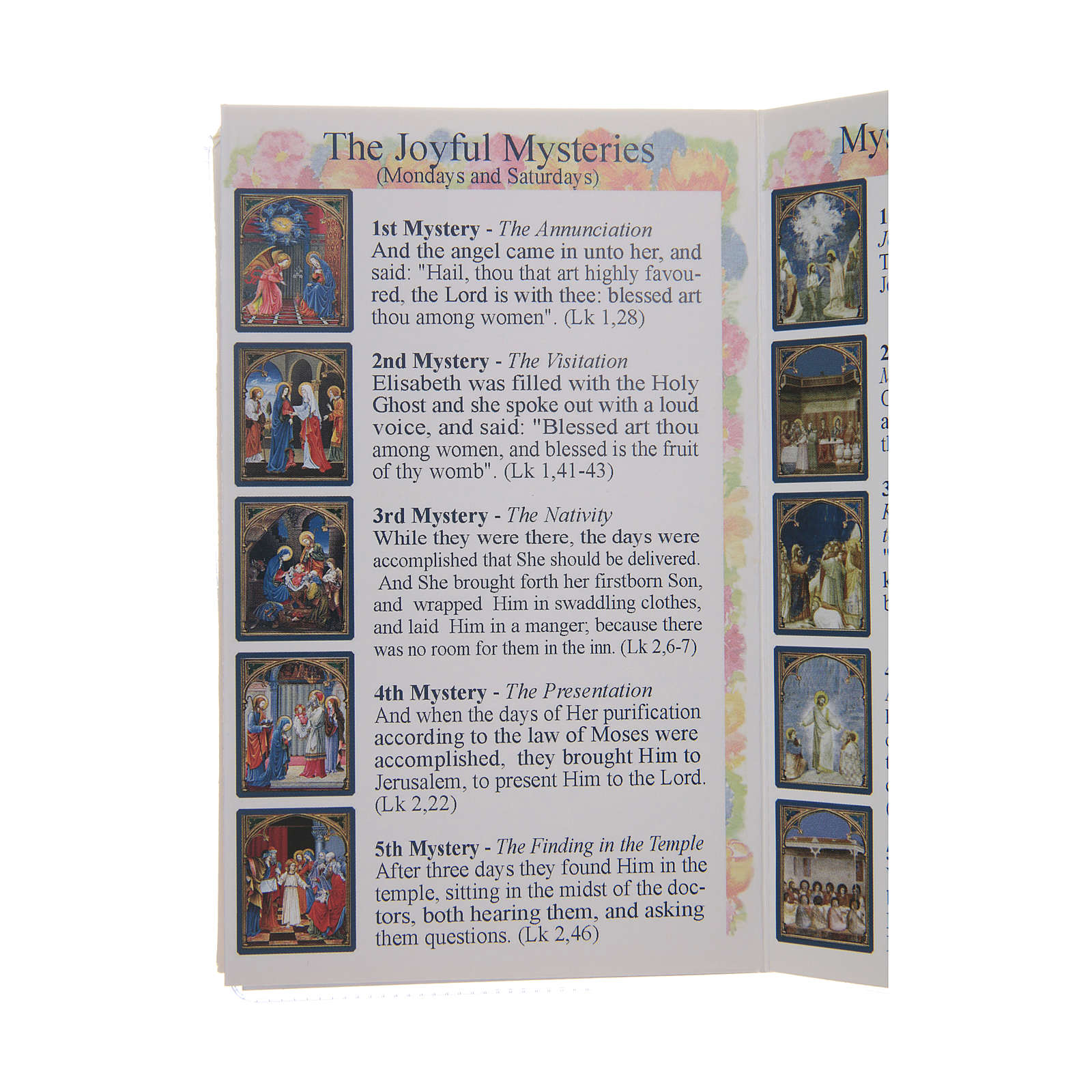 The Holy Rosary Booklet In English | Online Sales On HOLYART.co.uk