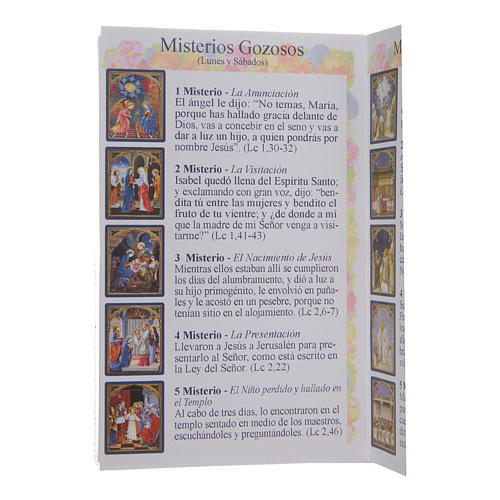 Livret "Le Saint Rosaire" en espagnol 4