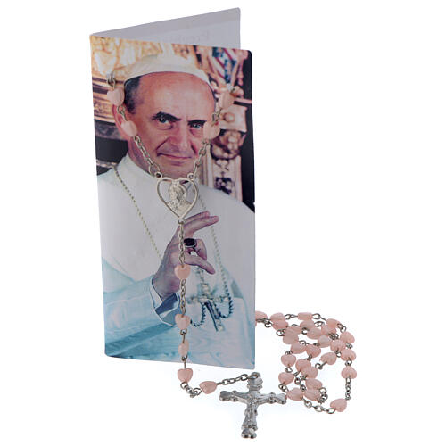 Prayer booklet of Pope Paul VI with rosary in ITALIAN 4