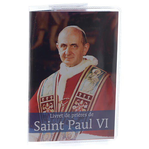 Prayer booklet of Pope Paul VI with rosary in FRENCH 1