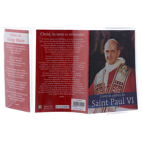Prayer booklet of Pope Paul VI with rosary in FRENCH 3