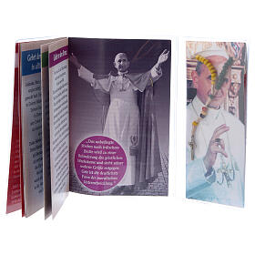 Prayer booklet of Pope Paul VI with rosary in GERMAN
