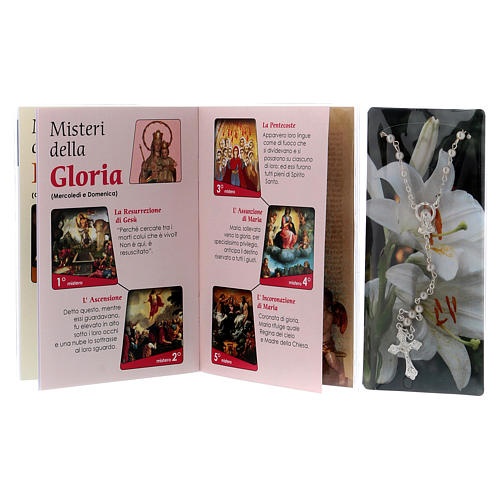 Libretto rosario Madonna del Carmelo e rosario ITA 3