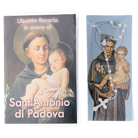 Libretto rosario Sant'Antonio di Padova e rosario ITA