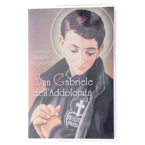 Libretto rosario San Gabriele dell'Addolorata e rosario ITA 1