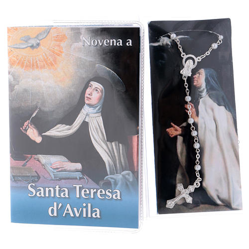 Libretto Novena a Santa Teresa d'Avila e rosario ITA 2