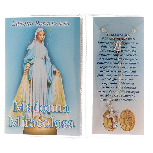 Libretto rosario Madonna Miracolosa e rosario ITA 2
