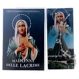 Libretto rosario Madonna delle Lacrime e rosario ITA