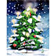 Advent calendar tree card s1